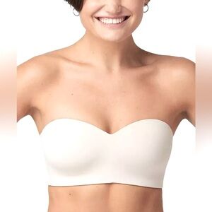 Maidenform White Seamless T-Shirt Bra